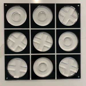 Acrylic tic tac toe